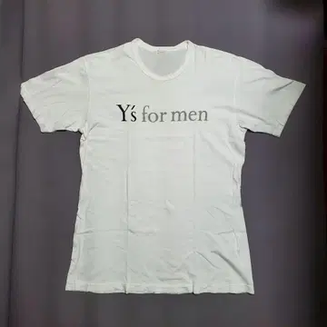 Y's for men 티셔츠 프론트 로고 새상품급