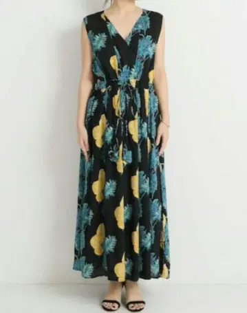 Spick & Span 오오바나 프린트 원피스 36