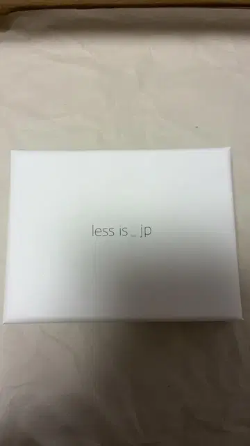 less is _ jp 블랙 가죽 접이식 지갑