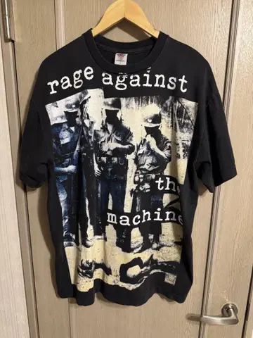 Rage Against The Machine 양면 프린트 XL 멕시코제