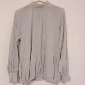 makers shirt Kamakura 하이넥 블라우스