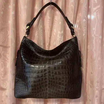 미사용 Leather jewels 엠보 원 숄더백