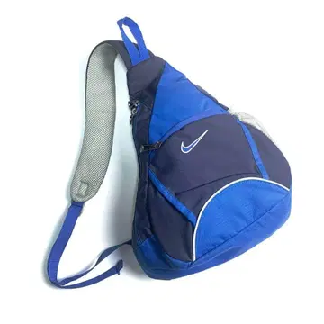 [ y2k ] NIKE 나이키 슬링백 바디백 90s 로고 자수 파랑