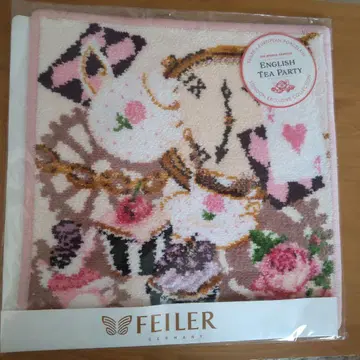 FEILER 영국 런던 한정판 잉글리시 티 파티 손수건 FEILER