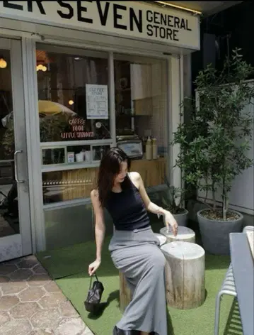 MIESROHE 벨트 맥시 스커트