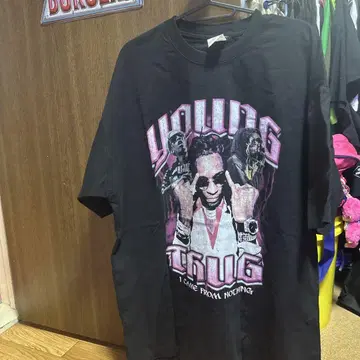YOUNG THUG 티셔츠 XXL 블랙