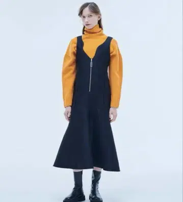 새상품급 유나이티드 도쿄 피그먼트 머메이드 원피스