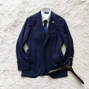 [ 새상품급 ] LARDINI 네이비 울 자켓 사이즈 48