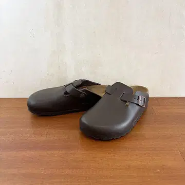 컨디션 최상 버켄스탁 보스턴 다크 브라운 가죽 22.5cm