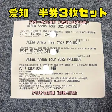 ACEes 아이치 포트 멧세 나고야 반권 세트