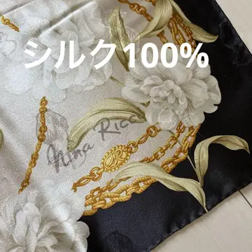 대형 스카프 고급 실크 100%