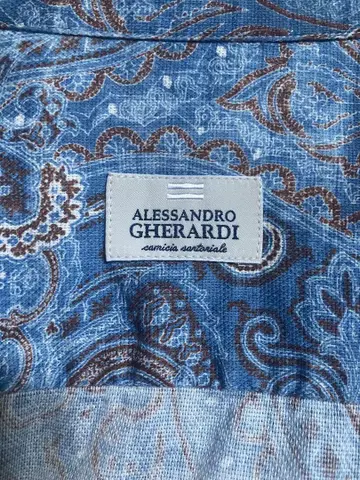 Alessandro Gherardi 페이즐리 셔츠