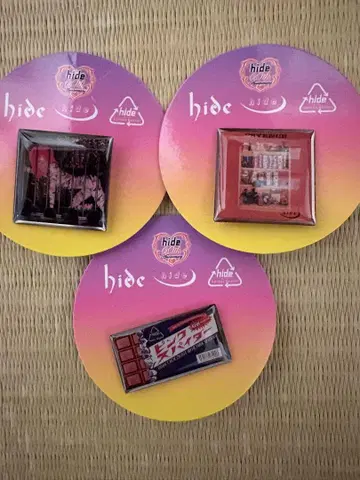 hide 핀 배지 세트 3 종류 핀즈