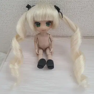 커스텀 인형 블론드 트윈 테일