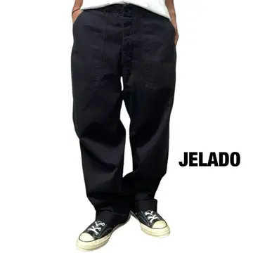 JELADO 젤라드 헤링본 트윌 베이커 팬츠 퍼티그