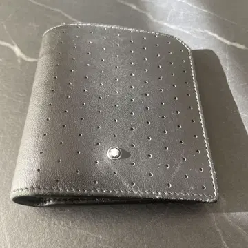 MONTBLANC 반지갑 블랙 가죽