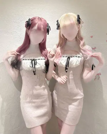 허니뮤우 MW 모노그램 원피스