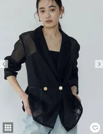 laguna moon 메쉬 더블 테일러 자켓