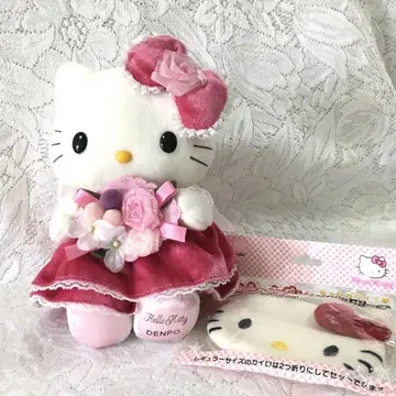 전보용 헬로키티 봉제 인형 + 덤