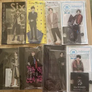 SixTONES 마츠무라 호쿠토 쿄모토 타이가 아크릴 스탠드