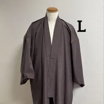 교에츠 유카타 기모노 브라운 남성용 L