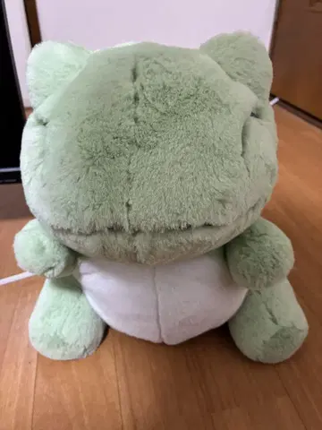 개구리 모양 봉제 인형 녹색