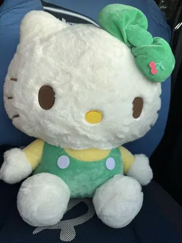헬로키티 봉제 인형 42cm 크림 소다