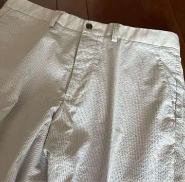 [미사용 새상품] 린넨 혼방 스트라이프 슬랙스