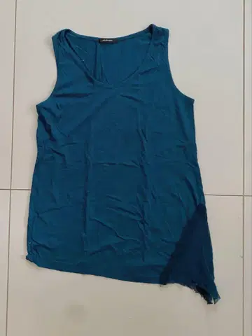 새상품급 pas de calais 파드칼레 탱크탑 레이스 부착 블루 계열