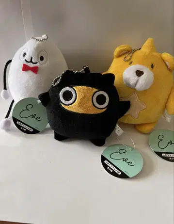 Eve 봉제 인형 3체 세트
