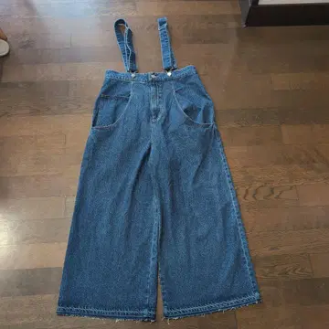 루카레이디루카 프린지 데님 와이드 살로펫