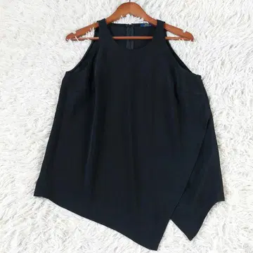 미사용급 현행 택 폴로 랄프로렌 비대칭 경량 슬리브리스 4