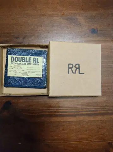 DOUBLE RL 접이식 지갑 꽃무늬