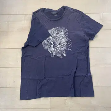 DENIM & SUPPLY 티셔츠 L 인디언 헤드 프린트