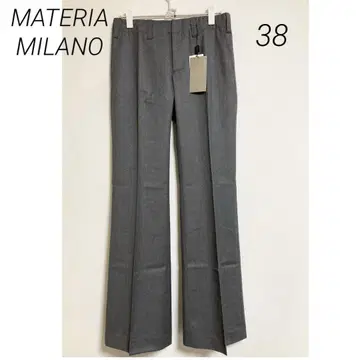 0444 MATERIA MILANO 마테리아 밀라노 울 팬츠 38