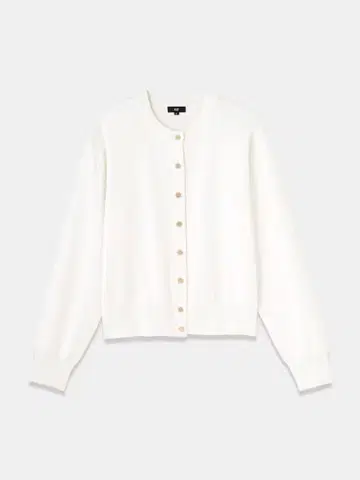 PLST UV 컷 레이온 블렌드 메탈 버튼 가디건
