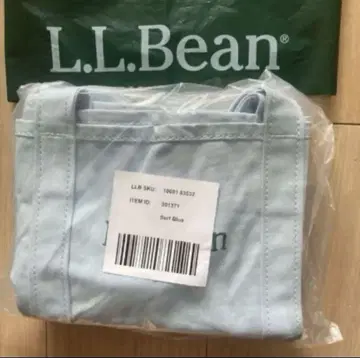 [ 새상품 미사용 ] L.L.Bean 그로서리 토트 서프 블루 완판템