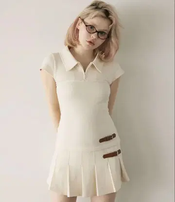 ANDMARY Luna pleats mini dress