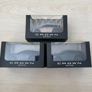 도요타 CROWN ESTATE 미니카 3대 세트