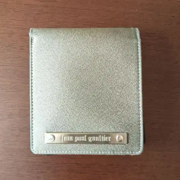 jean paul gaultier 골드 접이식 지갑