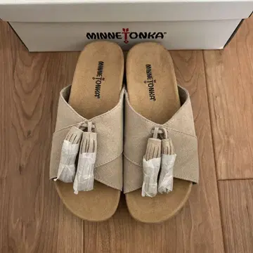 [미사용] MINNETONKA MILA 플랫 샌들 6 스톤