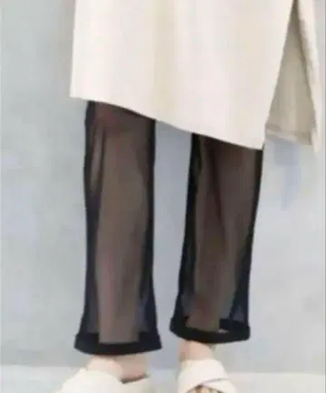 튤 팬츠 레깅스 10부 미사용 새상품