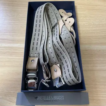 BRETELLE & BRACES 베이지 서스펜더