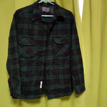 Pendleton 다크 그린 네이비 셔츠 M