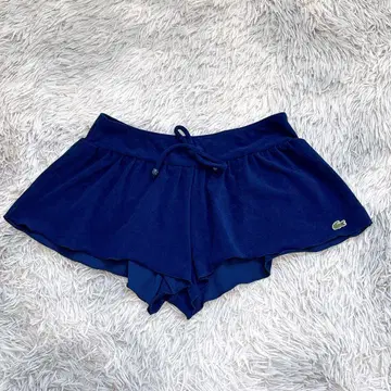 라코스테 여성용 숏팬츠 M 네이비 무지 베리 숏
