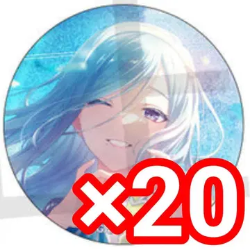 120점 히노모리 시즈쿠 프로세카 글리터 캔뱃지 42C
