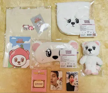 WOOZ DONGS 화이트 베어 세트