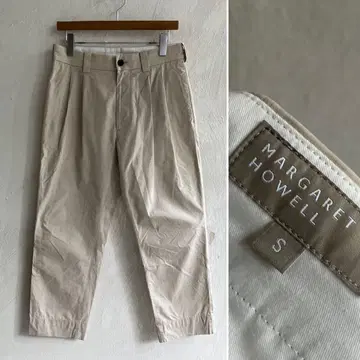20SS Margaret Howell 코튼 턱 팬츠 MHL.