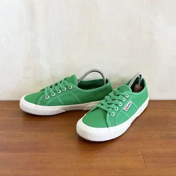 컨디션 최상 스페르가 2750 아일랜드 그린 24.0cm 캔버스