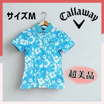 Callaway 캘러웨이 여성용 골프 폴로셔츠 하늘색 파랑 M 사이즈